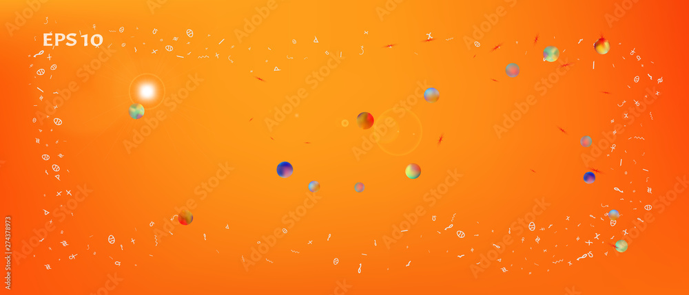 Creative abstract ultra wide space background Creative abstract ultra wide space background