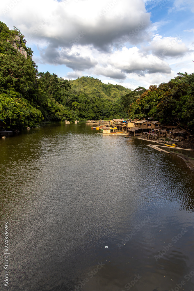 beautiful landscape at wawa dam at Rizal Province