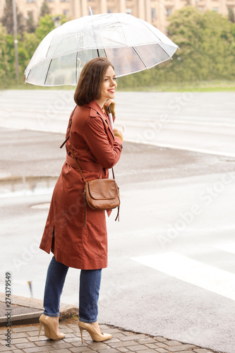 Beautiful young woman with ...
