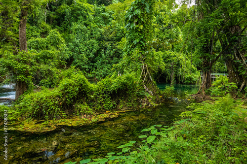 Rarru Rentapao Cascades  Waterfall and the River  Teouma village  Efate Island  Vanuatu