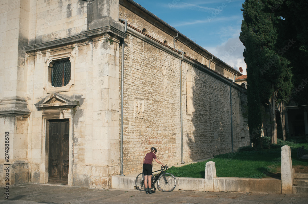 Riding bikes ans exploring old cities of Istria