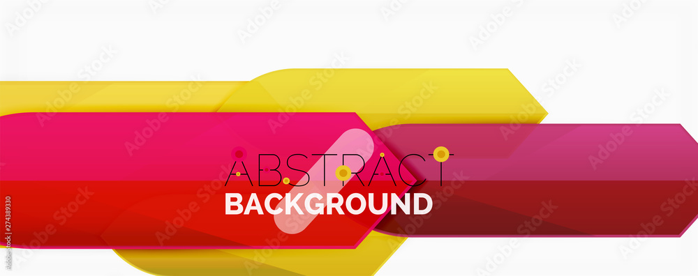 Obraz premium Geometric abstract background. Dynamic shapes composition
