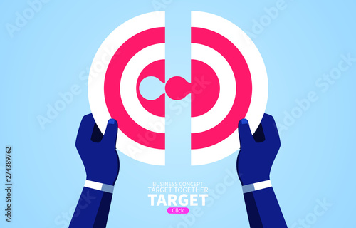 Common goal, put the target together