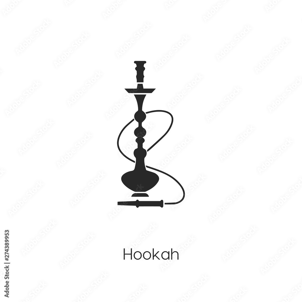 hookah icon vector symbol hookah icon vector symbol