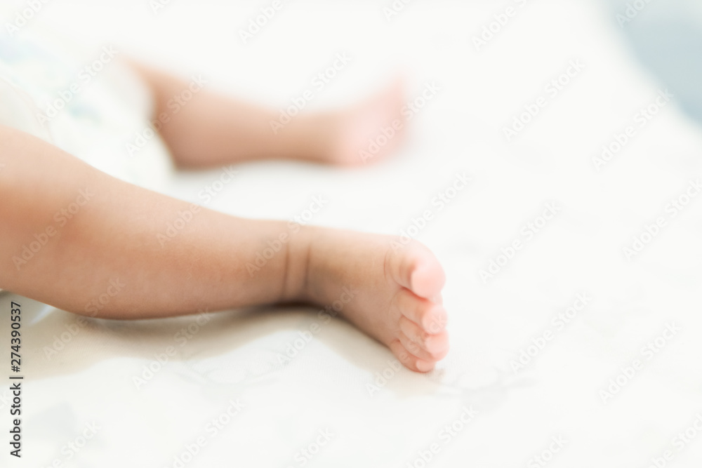 baby feet on white background baby feet on white background