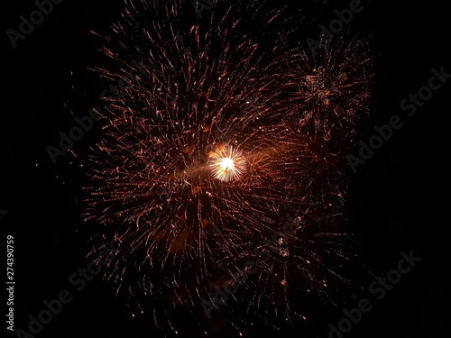 fireworks in the sky