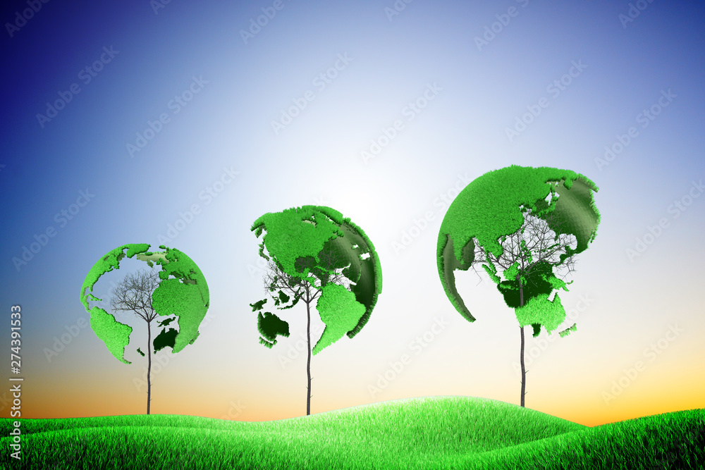 Green earth, low carbon living environment