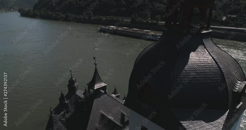 Zollburg Pfalzgrafenstein im Rhein bei Kaub