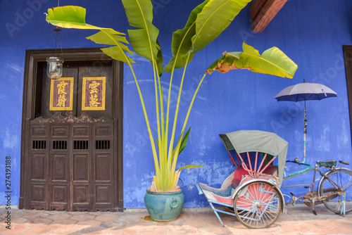 マレーシアペナン島のブルーマンション（チョン・ファッ・ツィー・マンション）