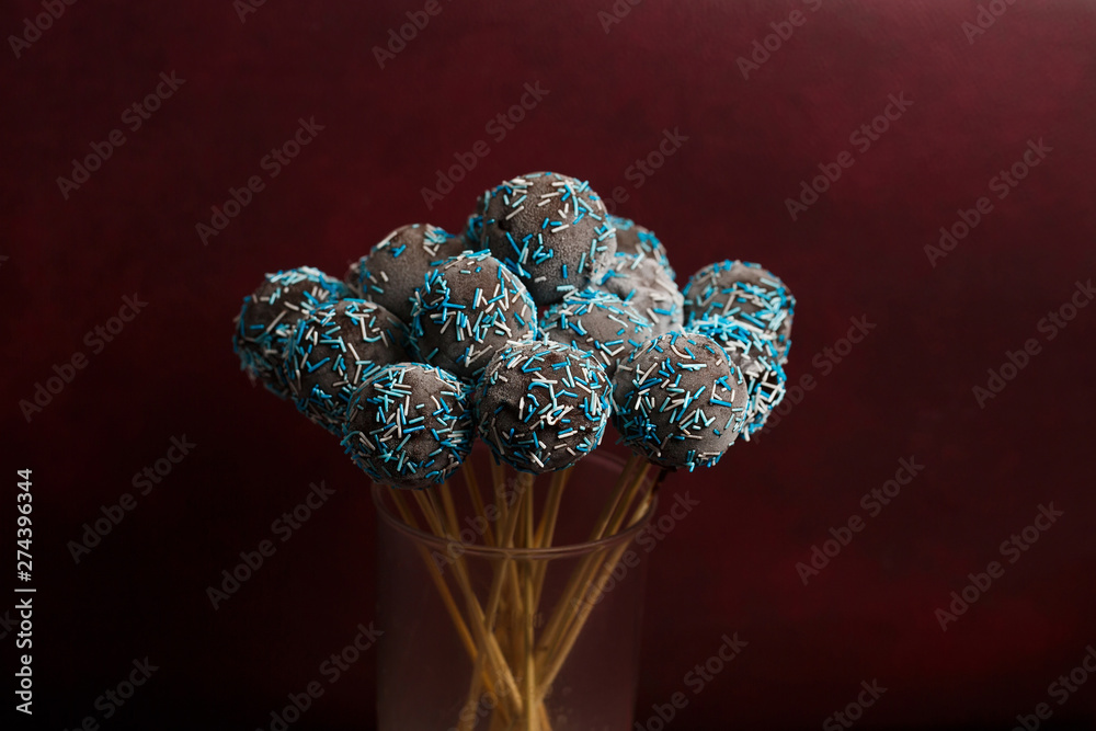 Fototapeta premium Chocolate cake pops