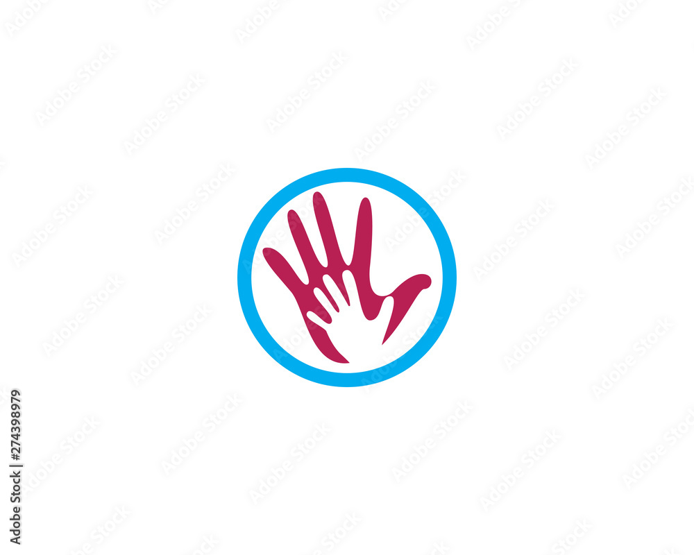 Hand Care Logo Template vector icon Business design Hand Care Logo Template vector icon Business design