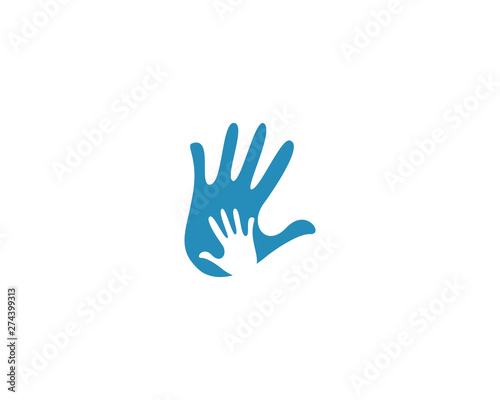 Hand Care Logo Template vector icon Business design © arif23