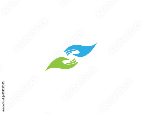 Hand Care Logo Template vector icon Business design