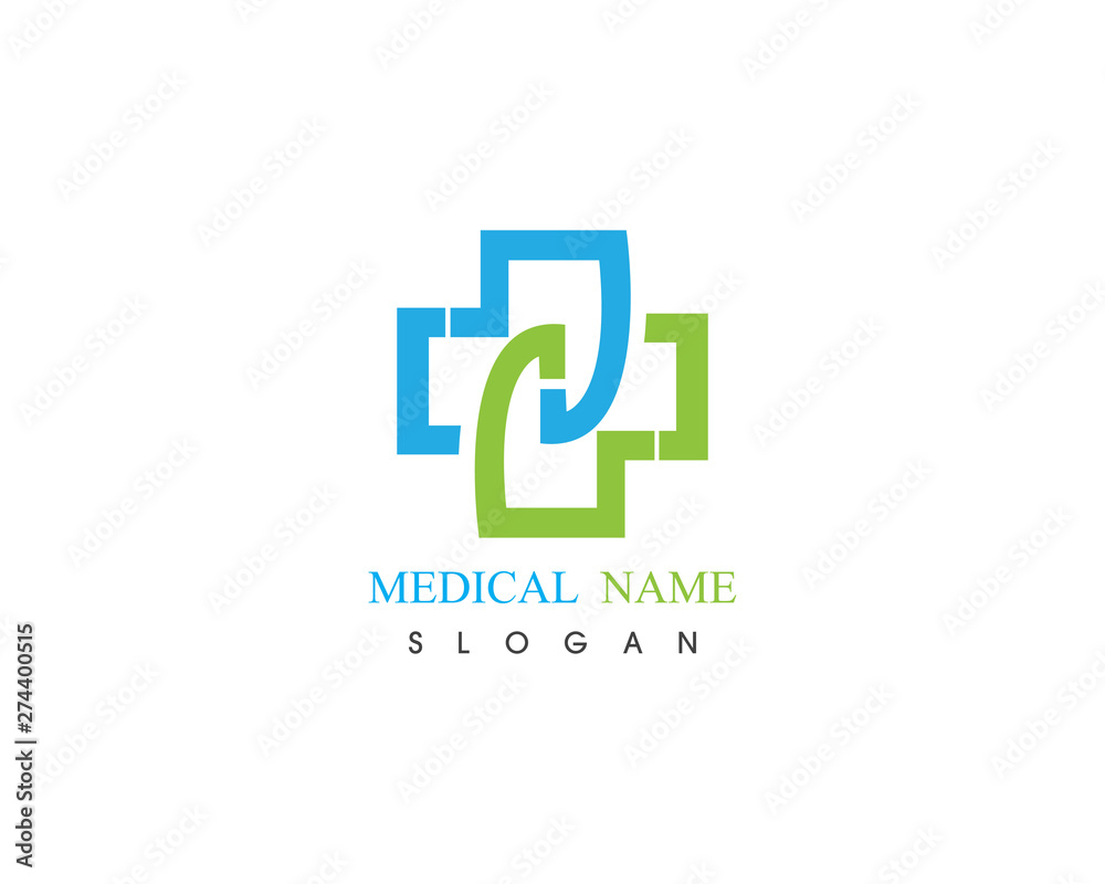 Health medical logo illustration vector design Health medical logo illustration vector design