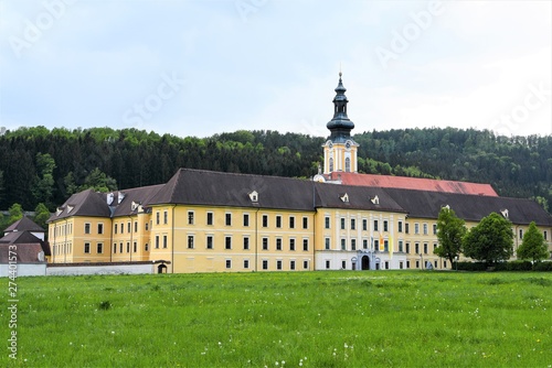 Schilderij op canvas Zisterzienserstift Rein- 1129 gegründet, ältestes Zisterzienserkloster der Welt