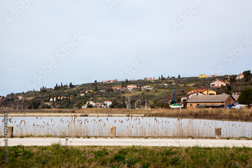 A village scattered on a hill