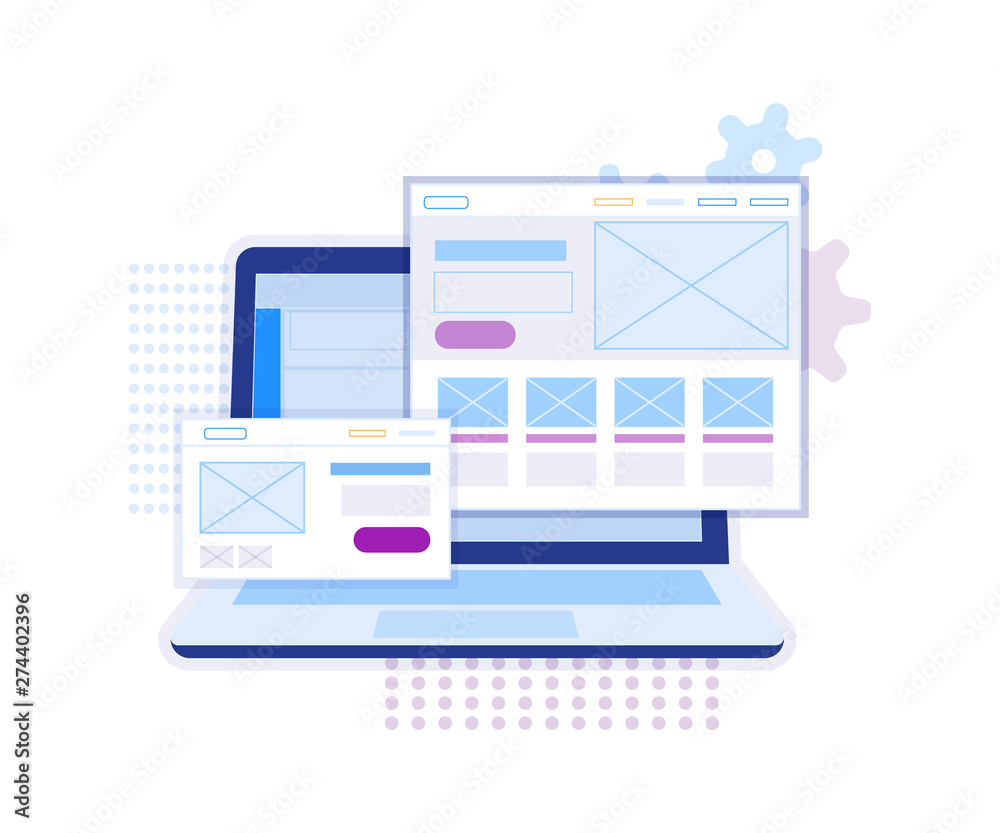 Web design vector website template for UX,UI Web design vector website template for UX,UI