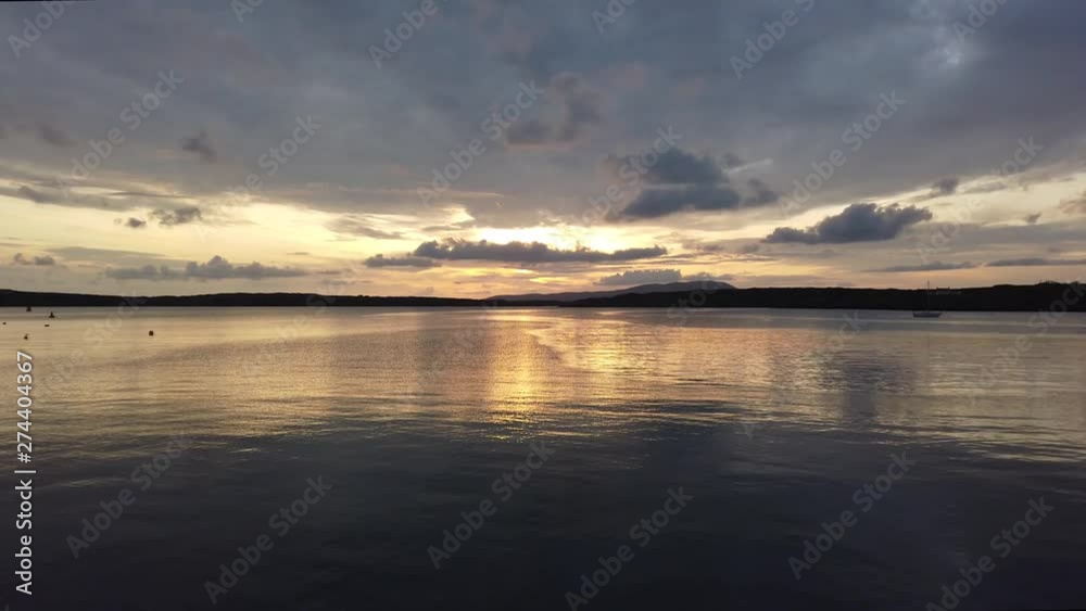 Baltimore harbor at sunset, Ireland Baltimore harbor at sunset, Ireland