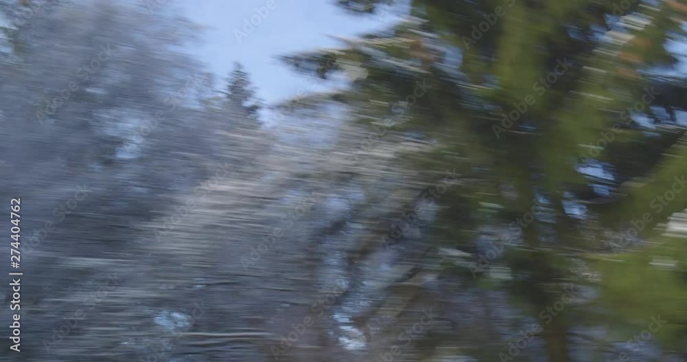 Winter Driving - driving on a country road - view out of the side window - ProRes Winter Driving - driving on a country road - view out of the side window - ProRes