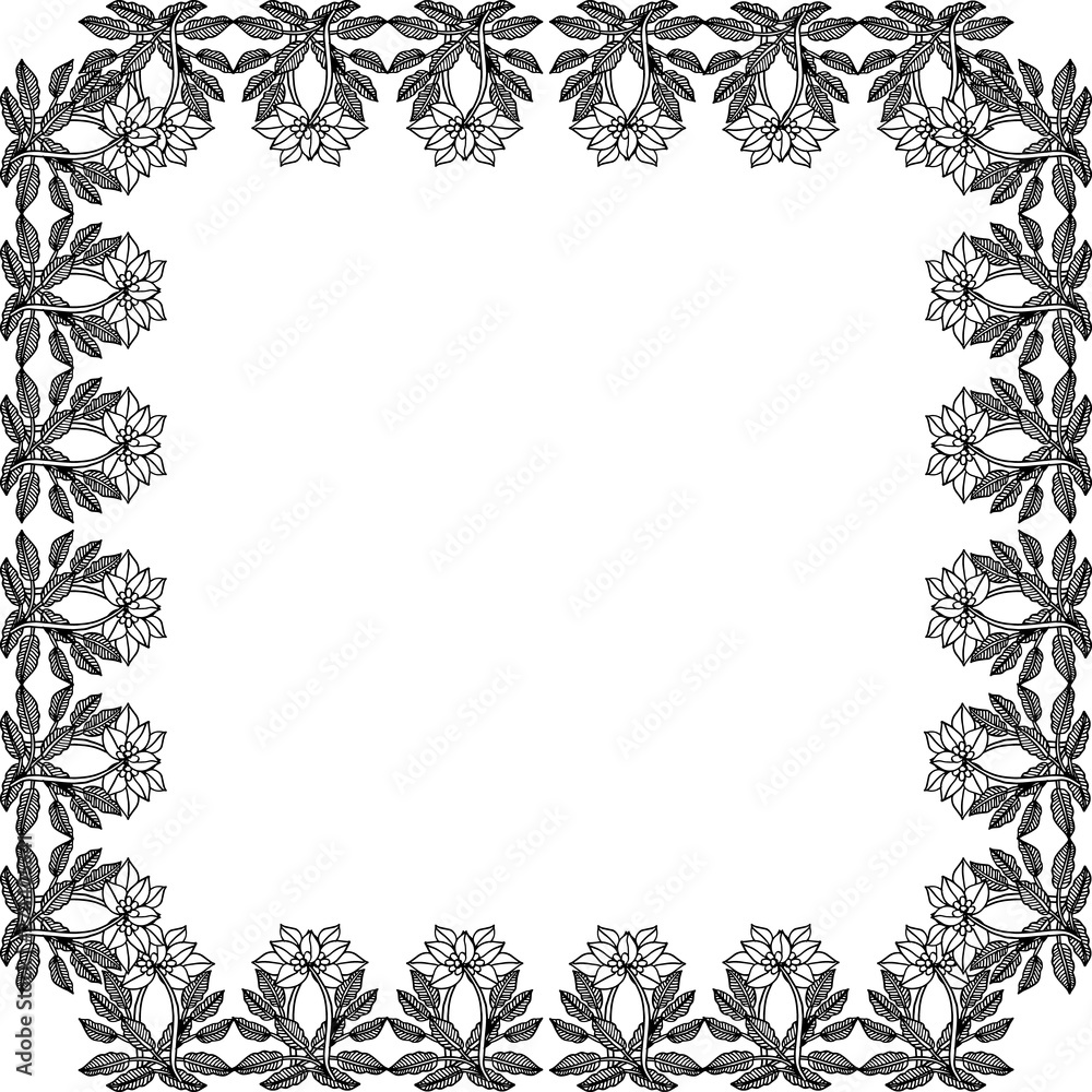 Vector illustration various elegant flower frame for ornate invitation card Vector illustration various elegant flower frame for ornate invitation card