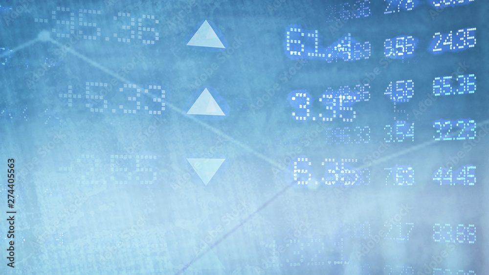 Obraz premium Economy Themed Background