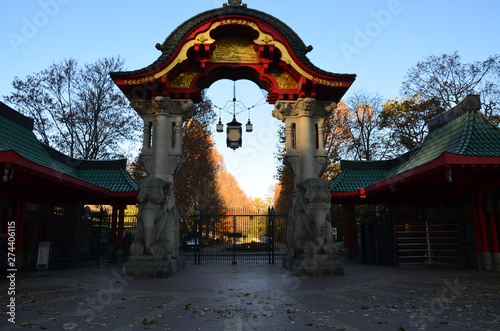 Photography Berlin zoo entrance gate germany