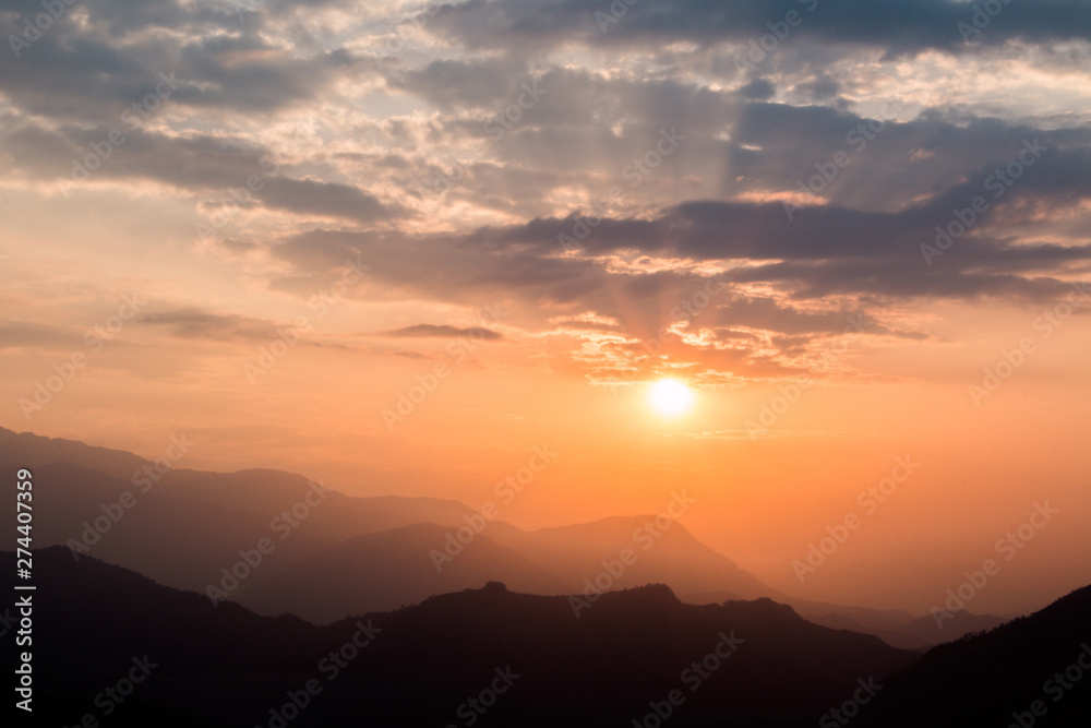 Nepal Sonnenaufgang 2