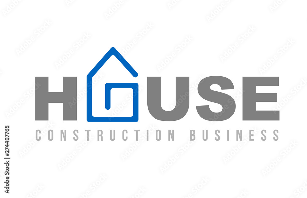 blue grey real estate house creative logo icon design concept idea blue grey real estate house creative logo icon design concept idea