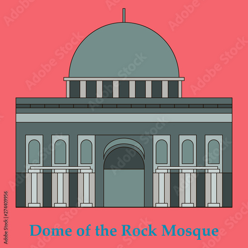 Vector Mosaic Al-Aqsa Mosque