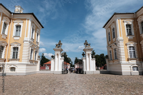 Rundale Imperial Palace in Latvia in summer photo