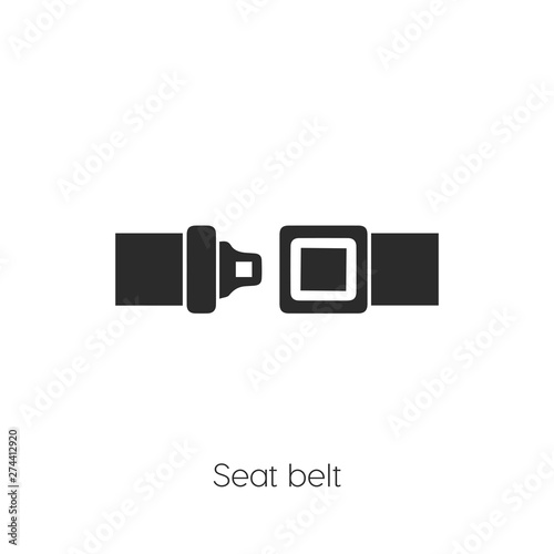 seat belt icon vector symbol sign