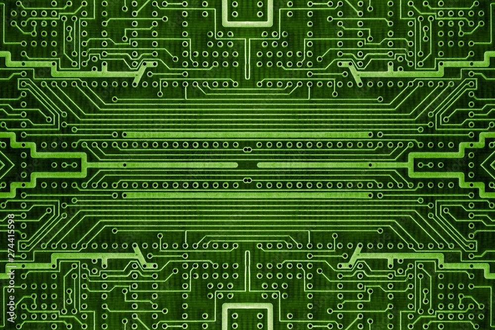 pcb printed circuit board pattern. connect line. Stock Photo | Adobe Stock