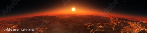 Panorama of Mars from the o...