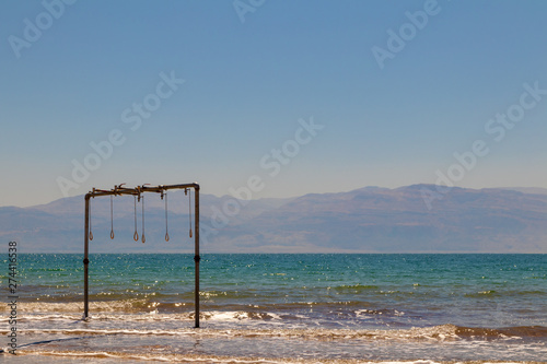 Dead Sea shower  waves