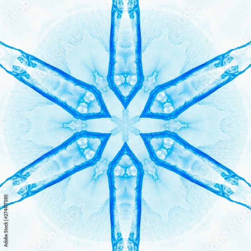 abstract blue ice pattern s...