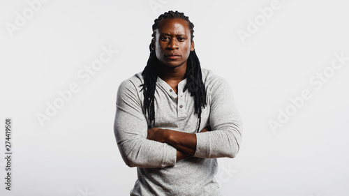 Canvas-taulu African man with dreadlocks