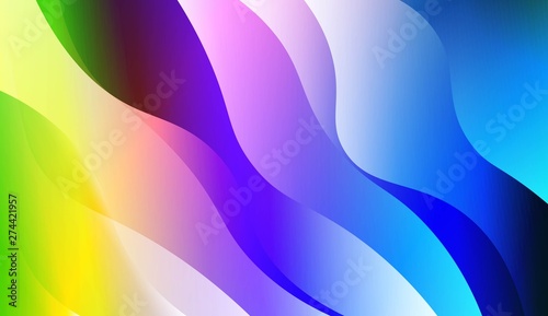 Geometric Pattern With Lines, Wave. For Your Design Wallpapers Presentation. Vector Illustration with Color Gradient.