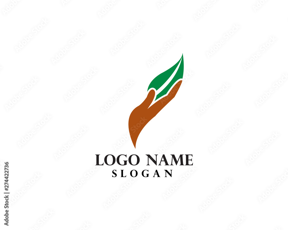 Hand Care Logo Template vector icon Business Hand Care Logo Template vector icon Business