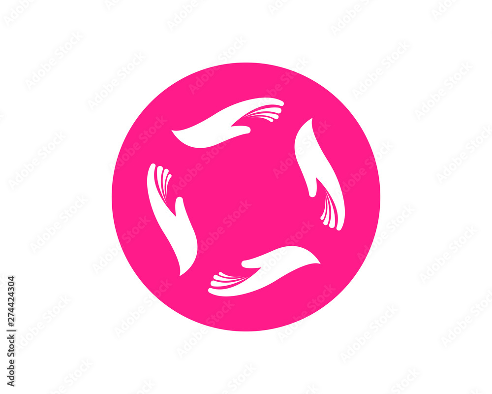 Hand Care Logo Template vector icon Business Hand Care Logo Template vector icon Business