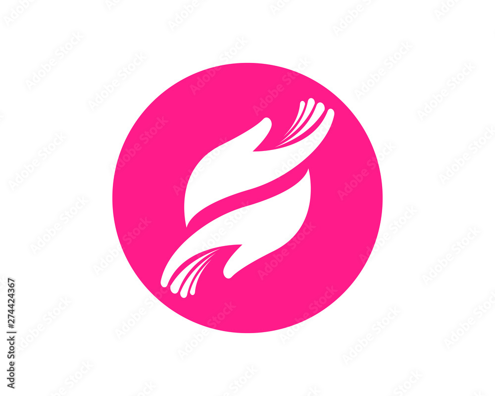 Hand Care Logo Template vector icon Business Hand Care Logo Template vector icon Business