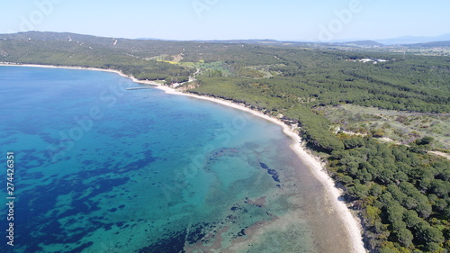 Turkey is one of the hidden places and intertwined with nature. Kabatepe pier and beaches / Çanakkale / Turkey © Vecihikopter