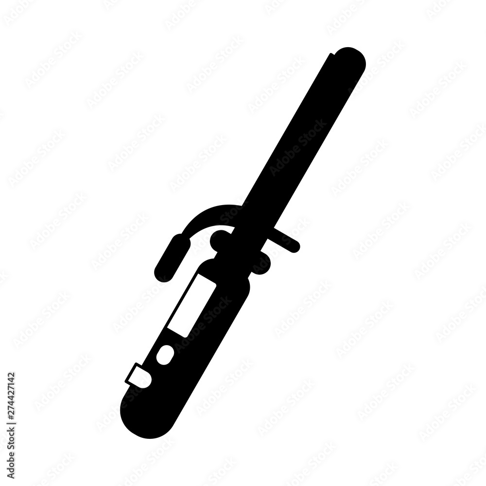 Black and white hair curling iron Black and white hair curling iron