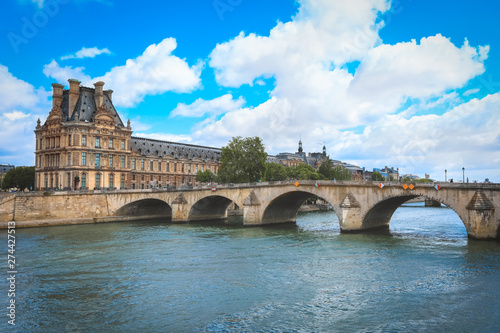 The Seine river and Pont Neuf (New Bridge) , Paris, France. © nonglak