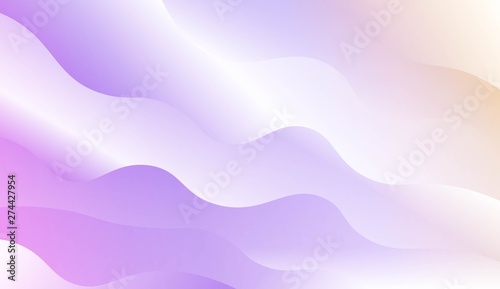 Template Modern Background With Curves Lines. Design For Cover Page  Poster  Banner Of Websites. Vector Illustration with Color Gradient.