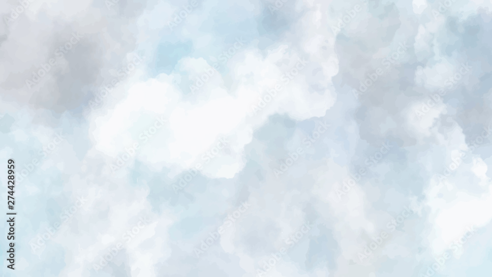 Full screen art abstract illustration sky cloud