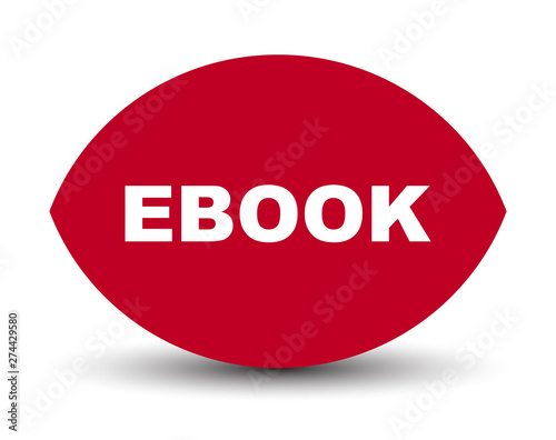 red vector banner ebook