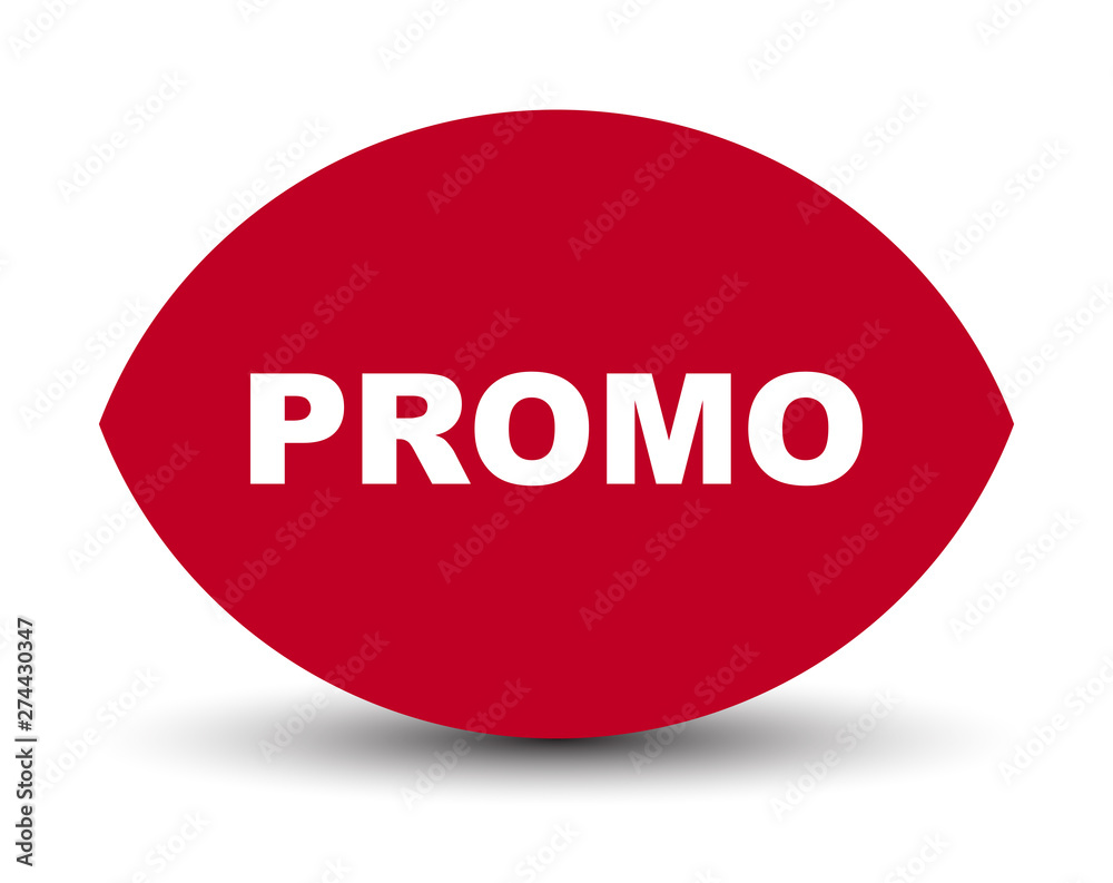 red vector banner promo