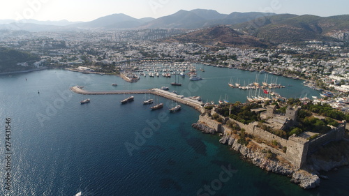 We viewed Bodrum Castle with drone from different angles.. Bodrum/ Muğla / Turkey