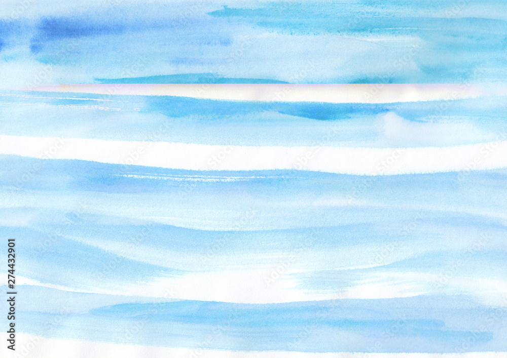 Fototapeta premium 水彩風 和柄