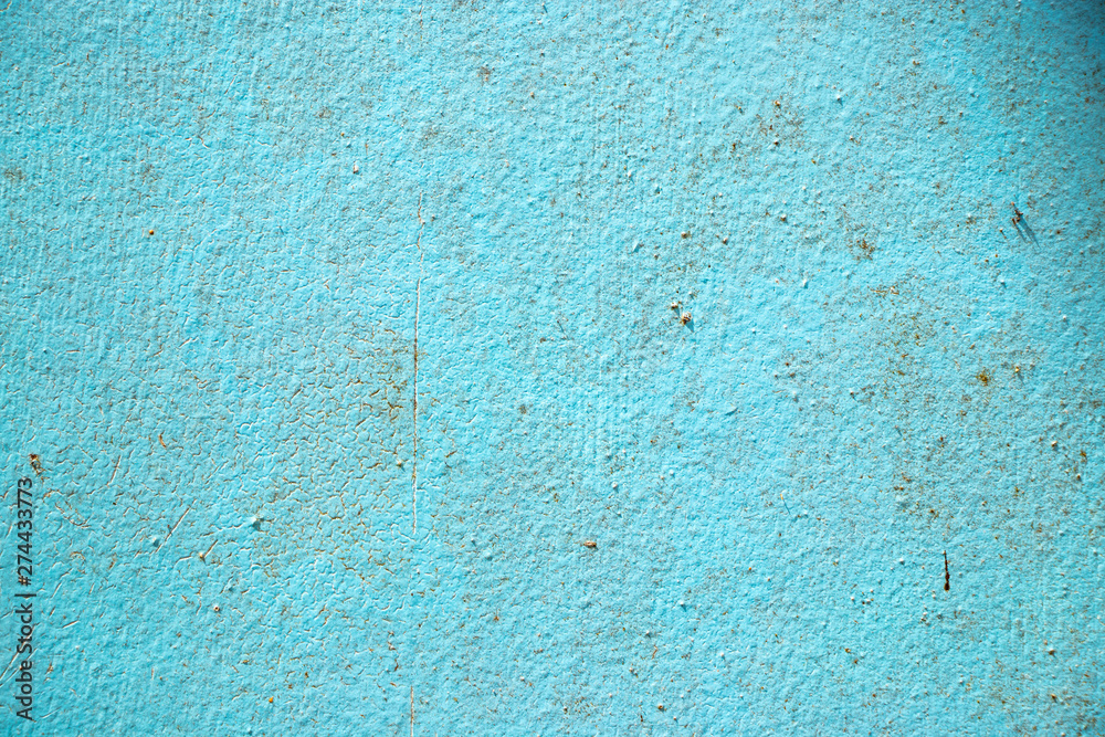 Teal grunge dirty wall texture background